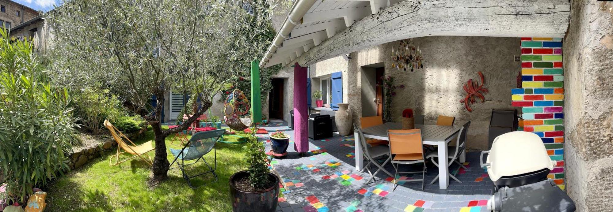 Ferienwohnung Art De Vivre En Couleurs Malleval Exterior foto